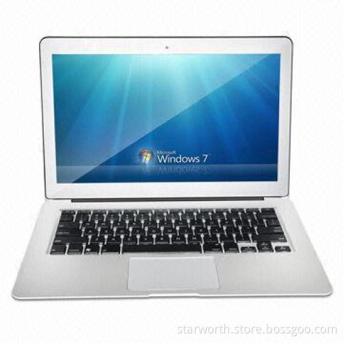 13.3-inch Netbook with Intel Atom CPU and Wi-Fi, Supports 32GB Hard Disk